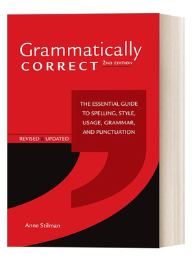 英文原版 Grammatically Correct 正确语法 英语拼写，风格，用法，语法和标点符号的基本指南 语言学 英文版 进口英语原版书籍