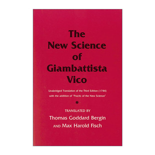 英文原版 The New Science of Giambattista Vico 加姆巴蒂斯塔·维柯 新科学 英文版 进口英语原版书籍