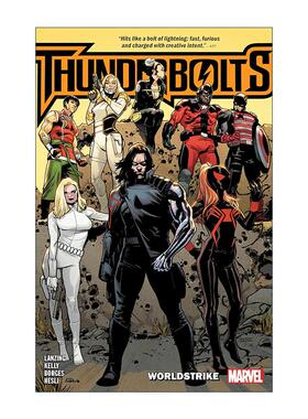 英文原版 Thunderbolts 雷霆特工队 世界罢工 漫威漫画 Collin Kelly 英文版 进口英语原版书籍