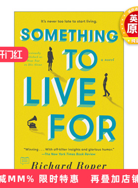 英文原版 Something to Live For 如何不孤独死去 安德鲁不想孤独终老作者Richard Roper 英文版 进口英语原版书籍