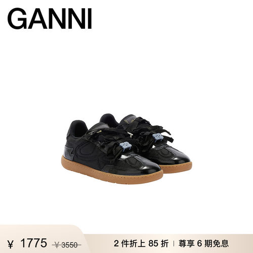 【折上2件85折】GANNI女鞋 蝴蝶休闲通勤运动鞋板鞋 B1040011099