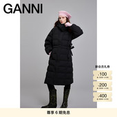 羽绒服面包服 GANNI女装 高领拉链长款 F9688099