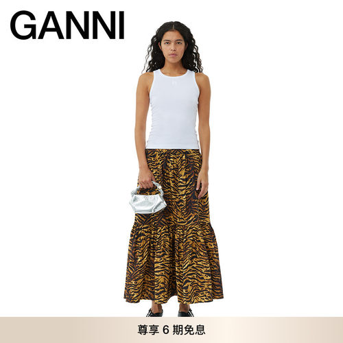 基本款简约无袖GANNI背心