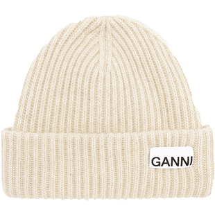 【甄选折扣】GANNI女士 经典秋季保暖针织帽纯色毛线帽 A4429196
