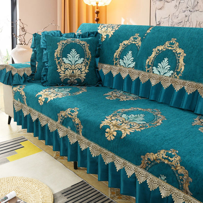 雪尼尔沙发垫四季通用北欧防滑素色坐垫套罩靠巾轻奢组合沙发套子,居家布艺,沙发垫,淘宝优惠券,粉丝福利购,淘宝优惠卷