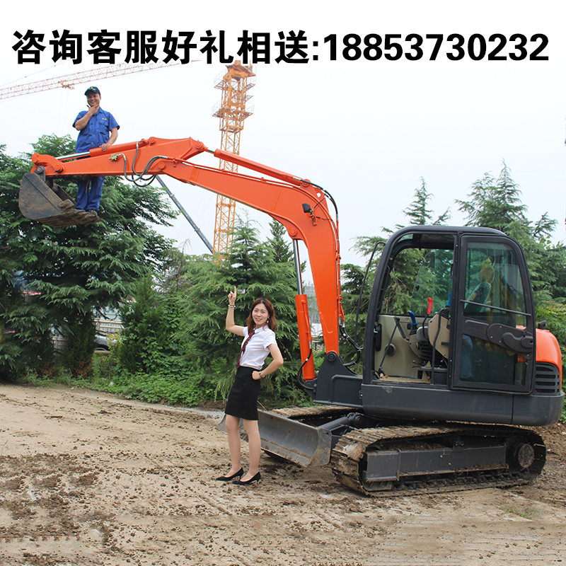 挖掘机微挖农用家用挖土小挖机果园10l小工程室内挖沟勾机微型