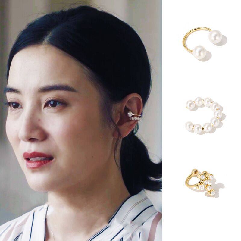 小舍得宋佳南俪同款耳骨夹2024新款简约气质高级感耳钉耳环耳饰潮