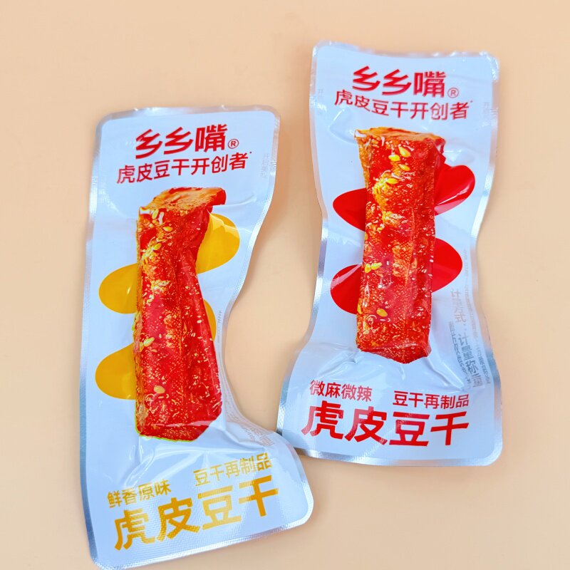 乡乡嘴虎皮豆干鲜香原味微麻微辣豆腐干休闲零食下酒菜小吃食品