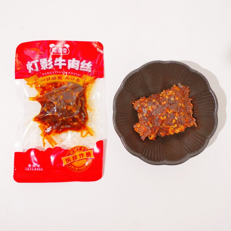 蜀道香灯影牛肉丝蜀味四川特产散称小包解馋充饥旅行小吃休闲零食