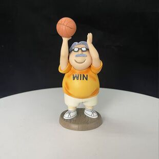 灌篮高手真香社Q版安西教练投篮姿势创意模型摆件动漫周边GK手办