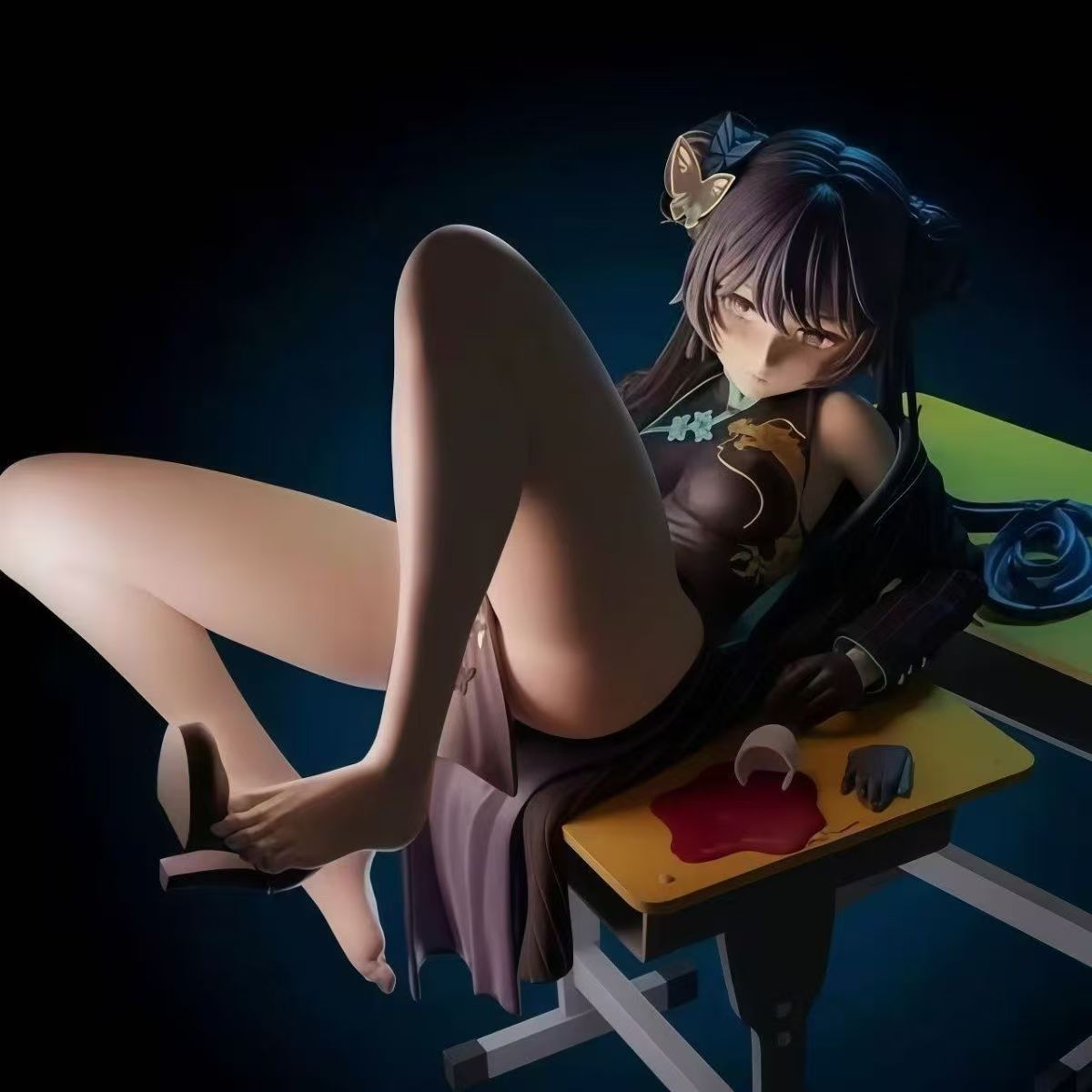 妃咲 美少女动漫GK手办周边场景潮玩摆件桌搭模玩雕塑车载礼物