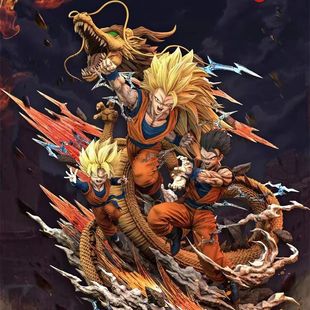 七龙珠手办盲盒扭蛋模型眼镜厂汽车摆件机箱车载q版动漫日版玩具