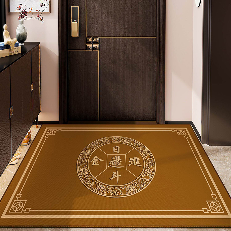 土黄色入户门地垫进门口室内家用防滑耐脏玄关脚垫支持定制地毯,居家布艺,入户地垫,淘宝优惠券,粉丝福利购,淘宝优惠卷