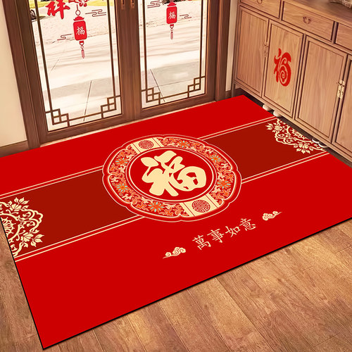 入户门地垫喜庆新年进门口硅藻泥