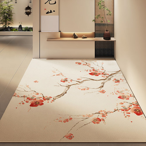 宋代美学入户门地垫耐脏免洗PVC家用脚垫进门玄关门口防滑地毯