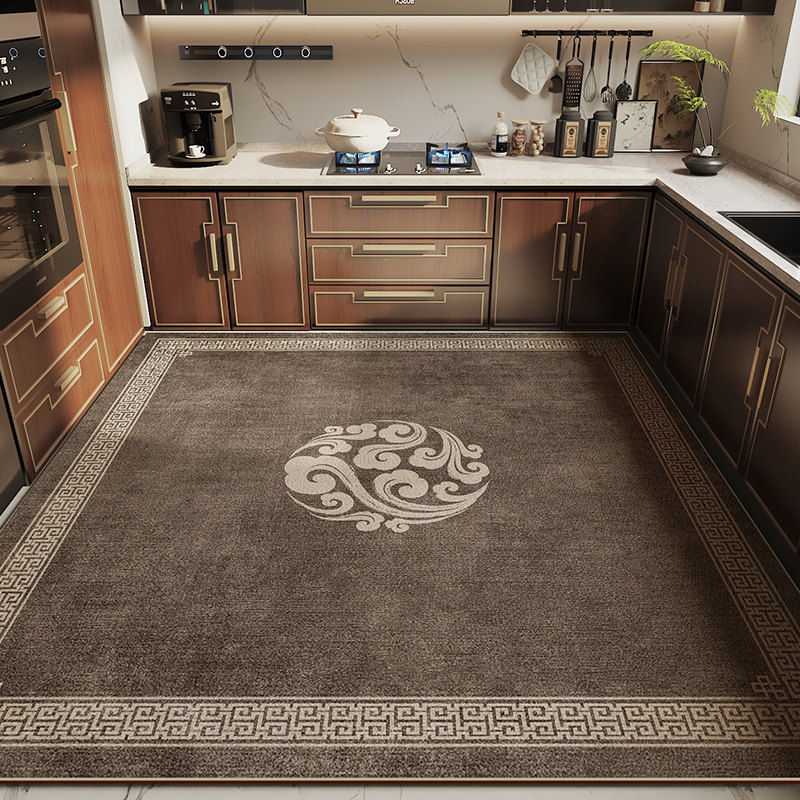 厨房防滑防油地垫pvc皮革防水耐脏免洗可擦脚垫大面积全铺地毯,居家布艺,厨房地垫,淘宝优惠券,粉丝福利购,淘宝优惠卷