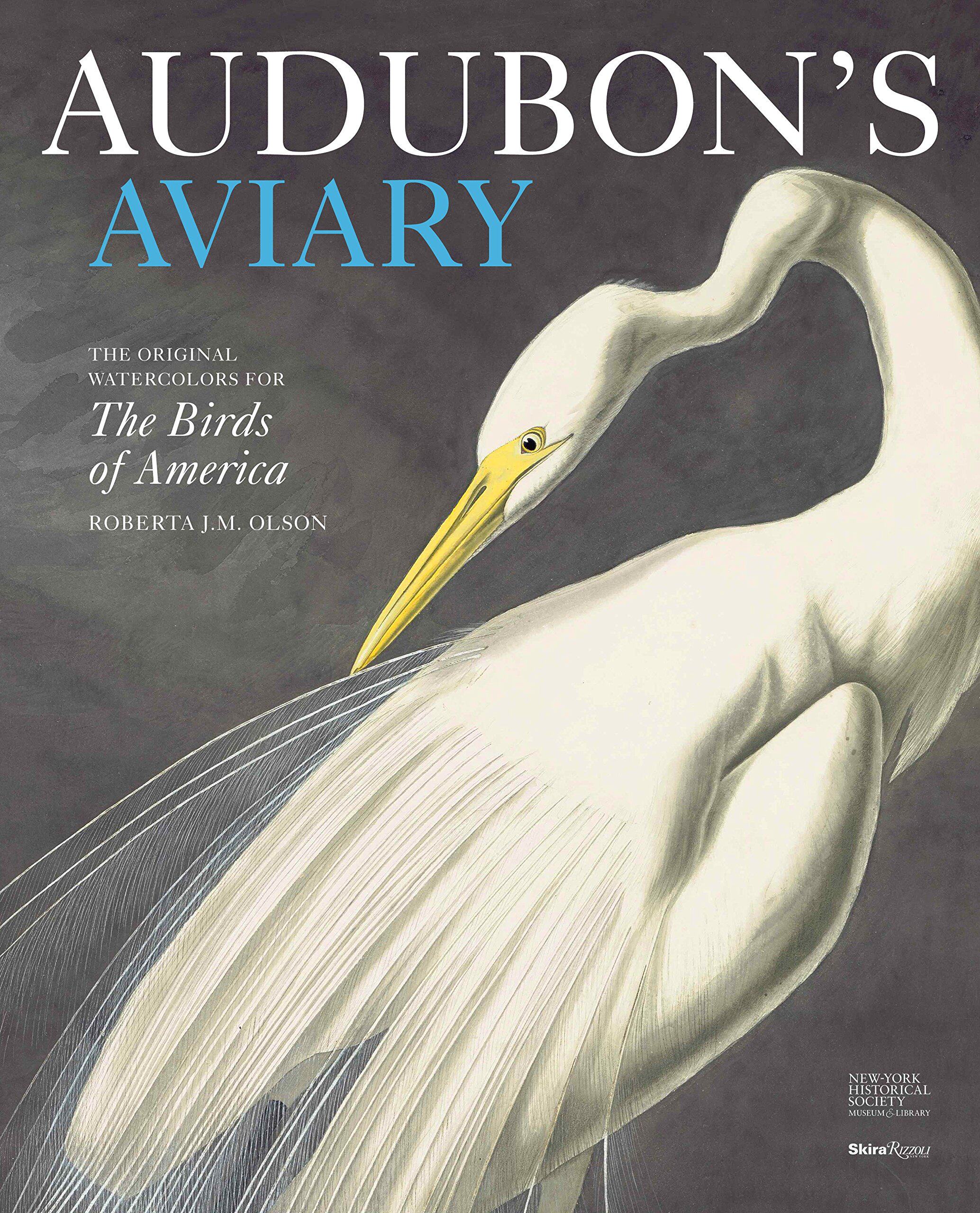 现货audubons aviary: the original watercolors for the birds of