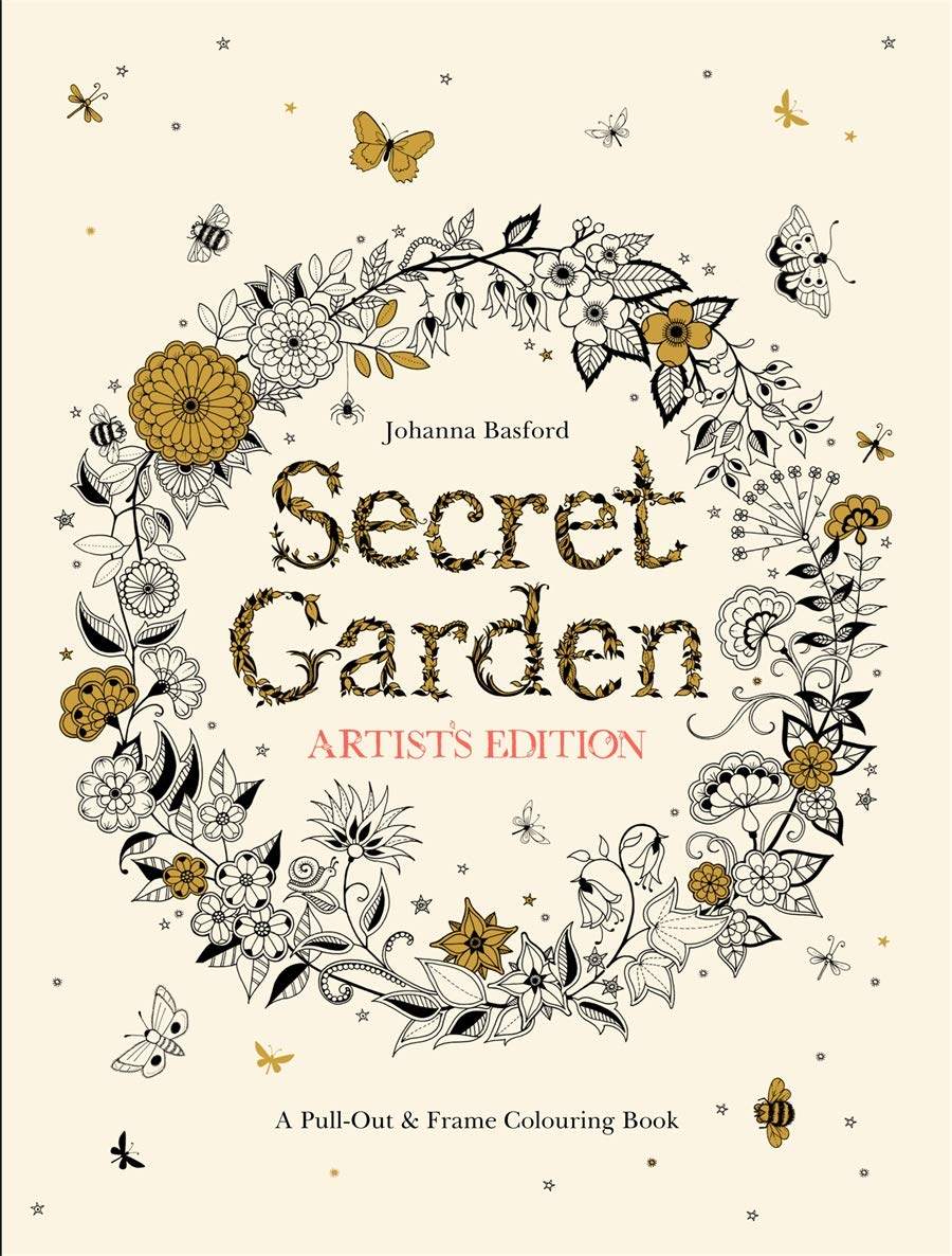 现货 secret garden artists edition: a pull-out & frame
