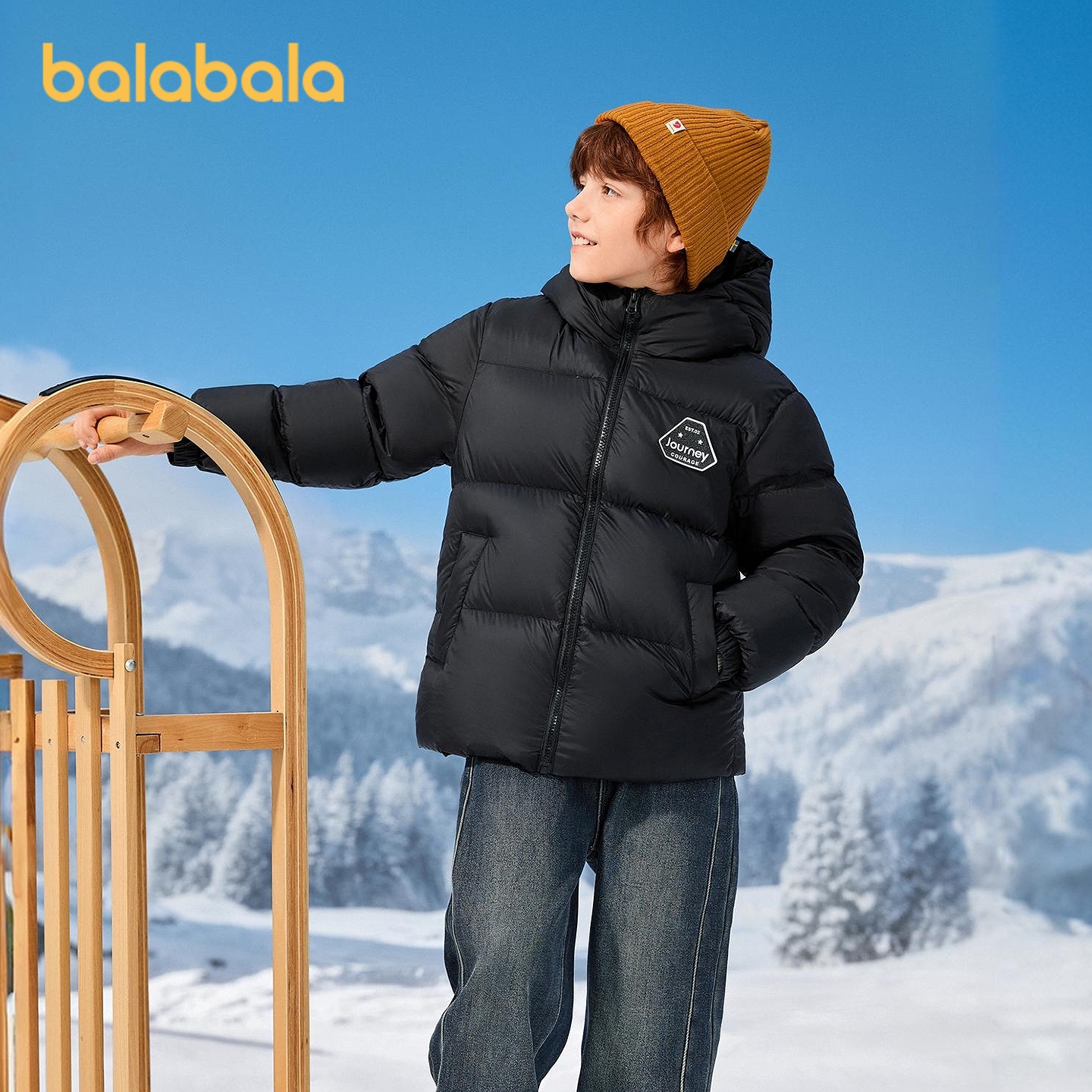 巴拉巴拉balaOne羽绒服三防外套