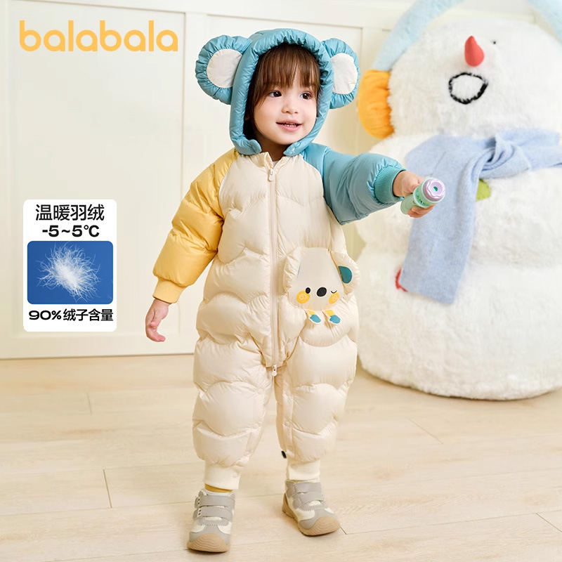 巴拉巴拉balaOne儿童秋冬连体衣