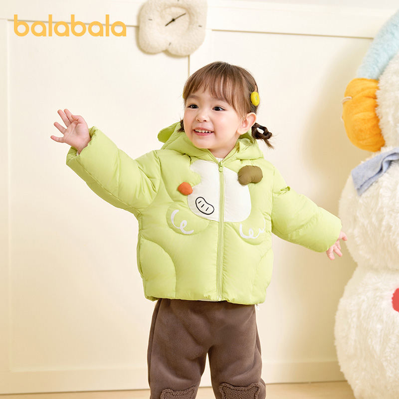巴拉巴拉balaOne羽绒服冬装外套