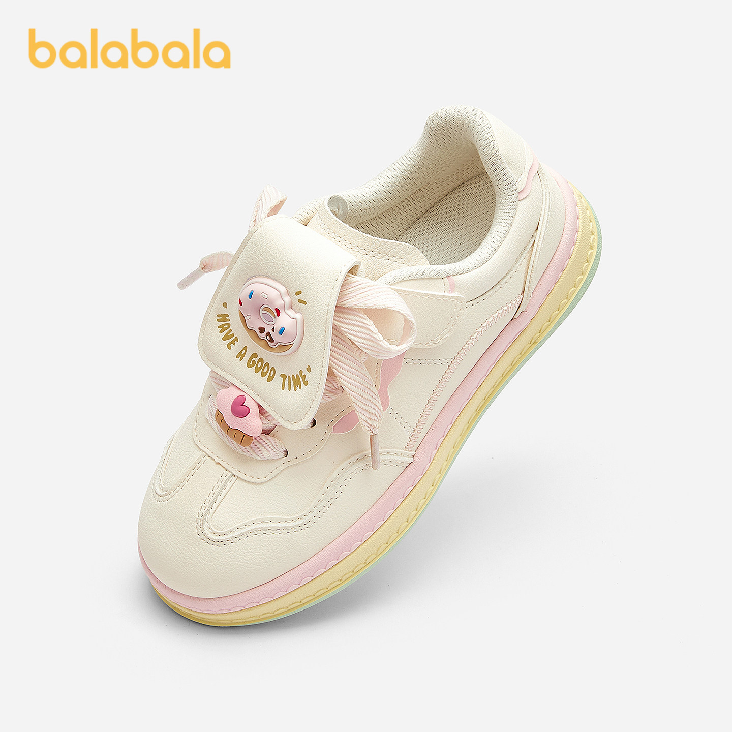 【商场同款】巴拉巴拉童鞋女童板鞋甜美可爱德训鞋秋冬2025新防滑,童鞋/婴儿鞋/亲子鞋,板鞋,淘宝优惠券,粉丝福利购,淘宝优惠卷