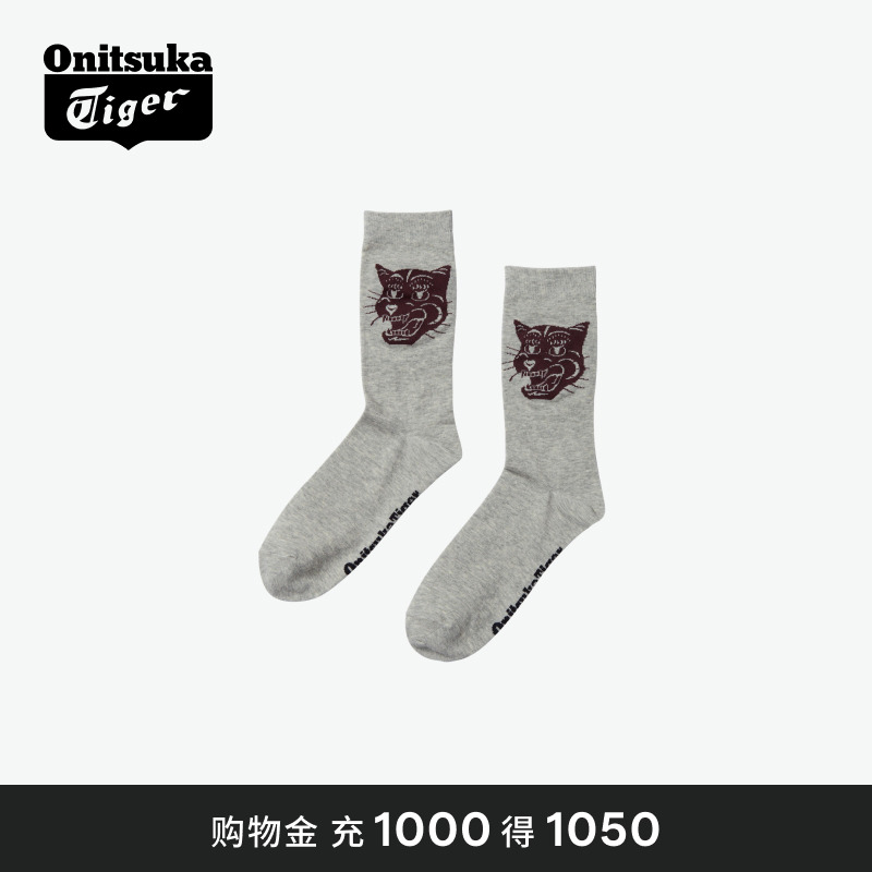 [新品]Onitsuka Tiger鬼塚虎 MIDDLE SOCKS男女款亲子中筒袜子
