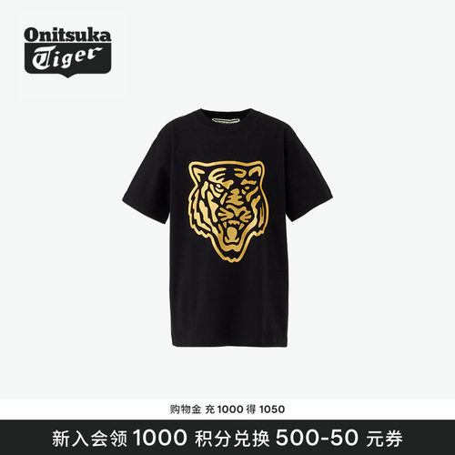 OnitsukaTiger印花潮流休闲短袖