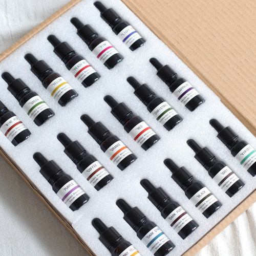 DIY蜡烛高浓缩进口瓶装色素染料