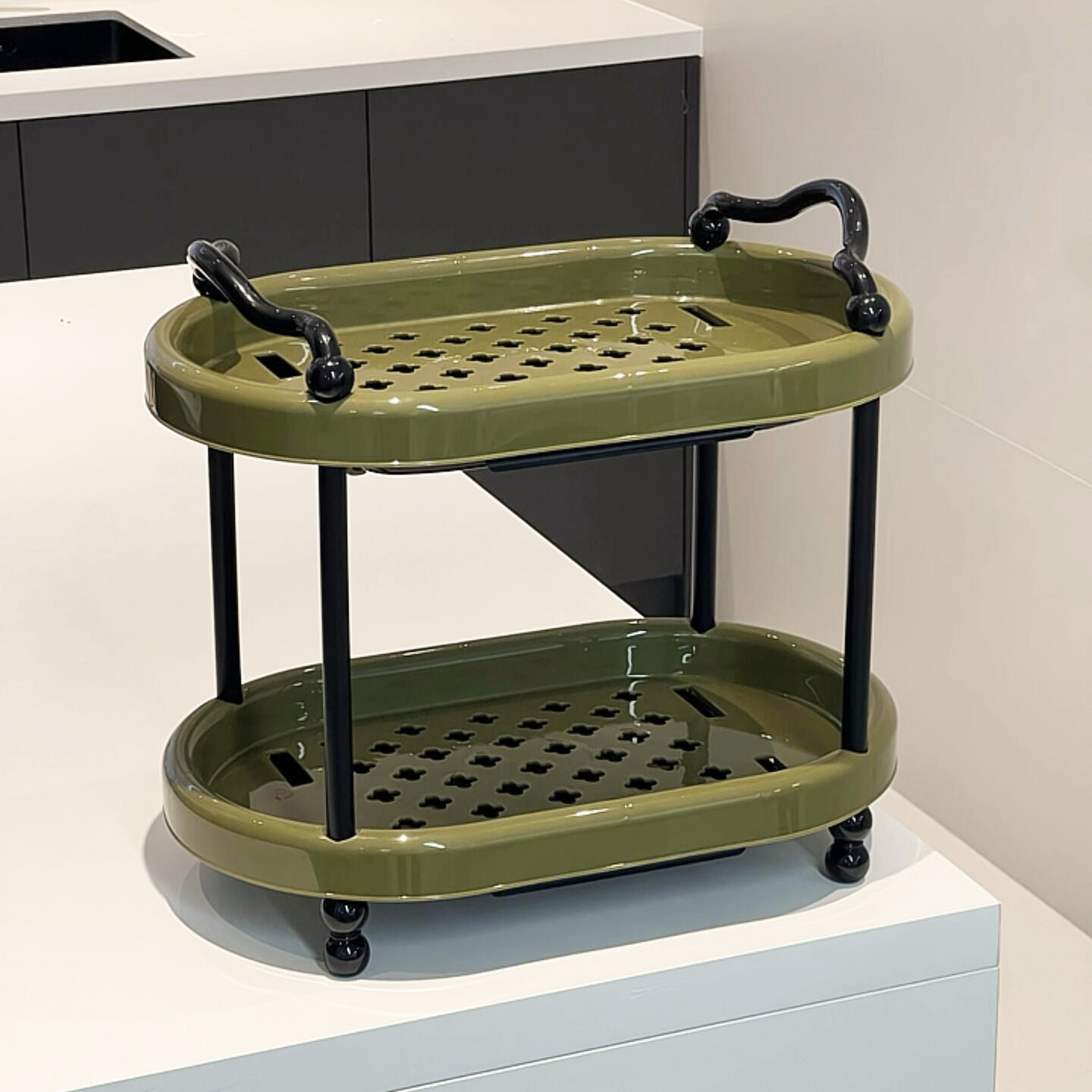 杯子收纳置物架家用双层沥水托盘