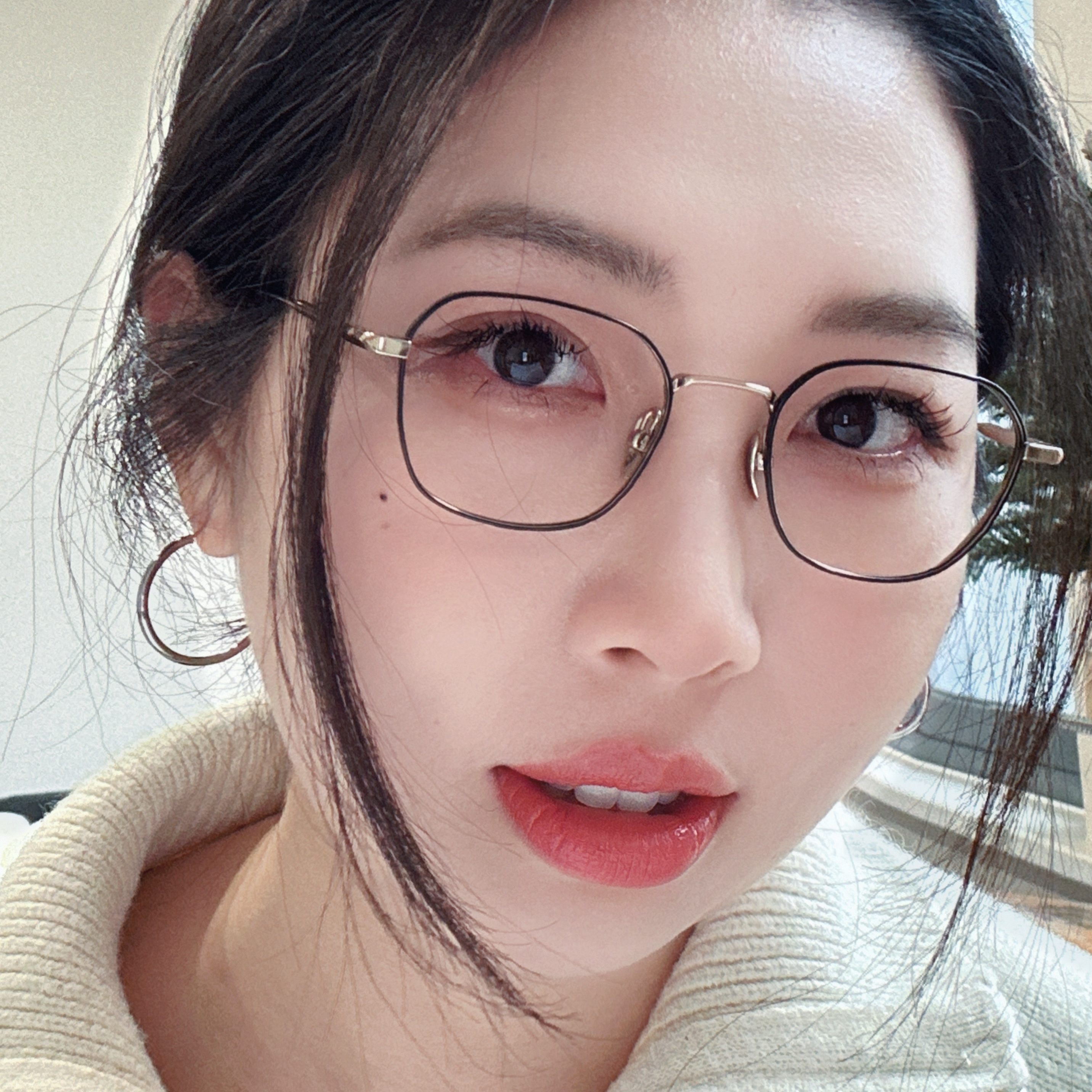 轻奢纯钛修颜多边框47mm小脸专属