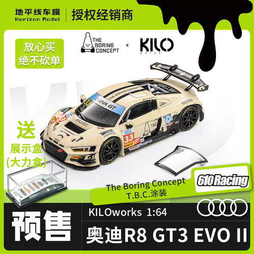 奥迪R8GT3TBC涂装车模
