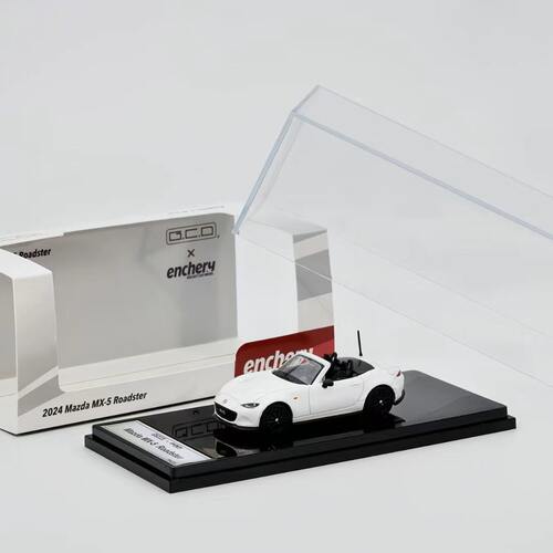 【GCDxEnchery】全新首发 马自达MX-5RF 白色 电光橙 1:64 车模