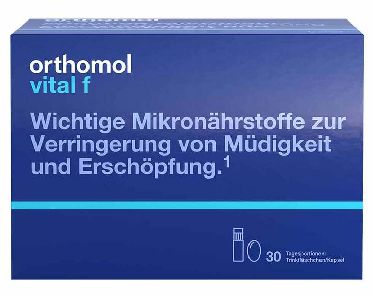 Orthomol 奥适宝抗疲劳缓压女性滋养冲剂柚子口味 30袋