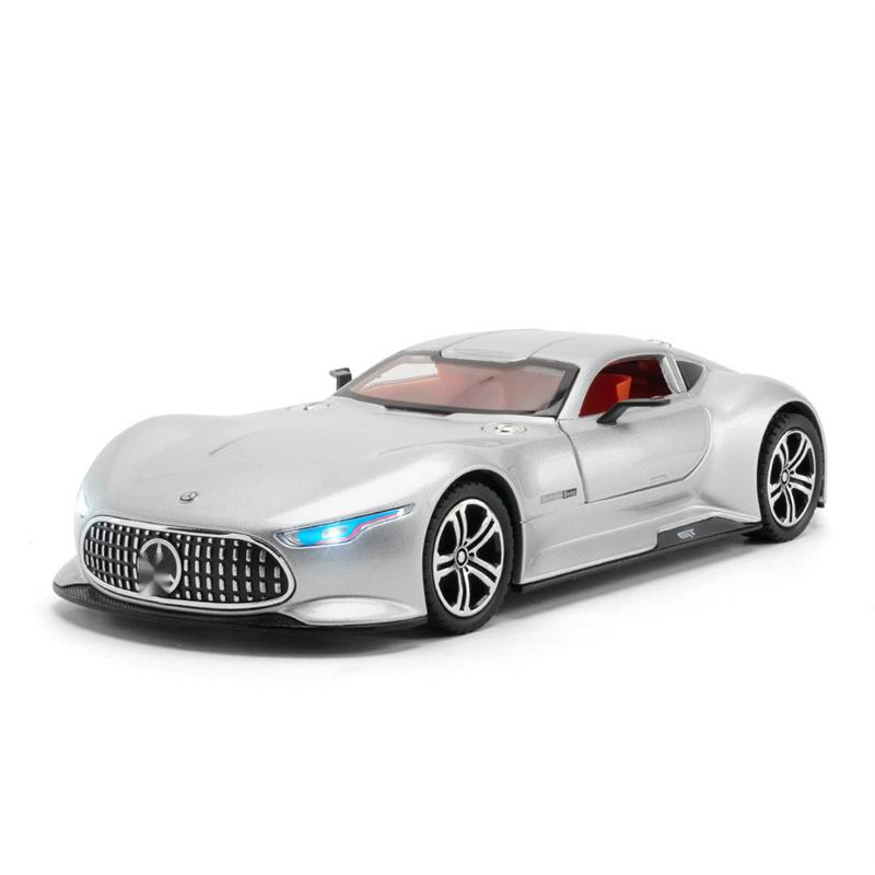 (盒装)仿真1比24大奔AMG Vision GT合金跑车模型摆件玩具代发