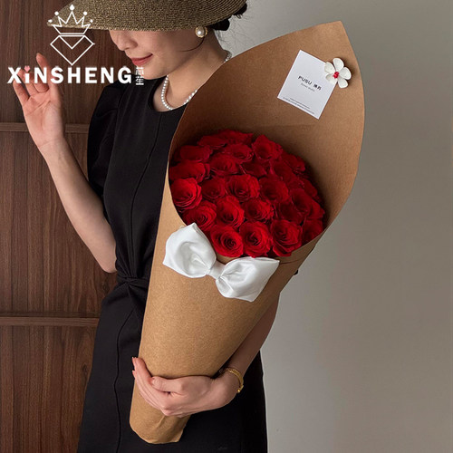 芯苼浪漫巨型甜筒花简约高级感