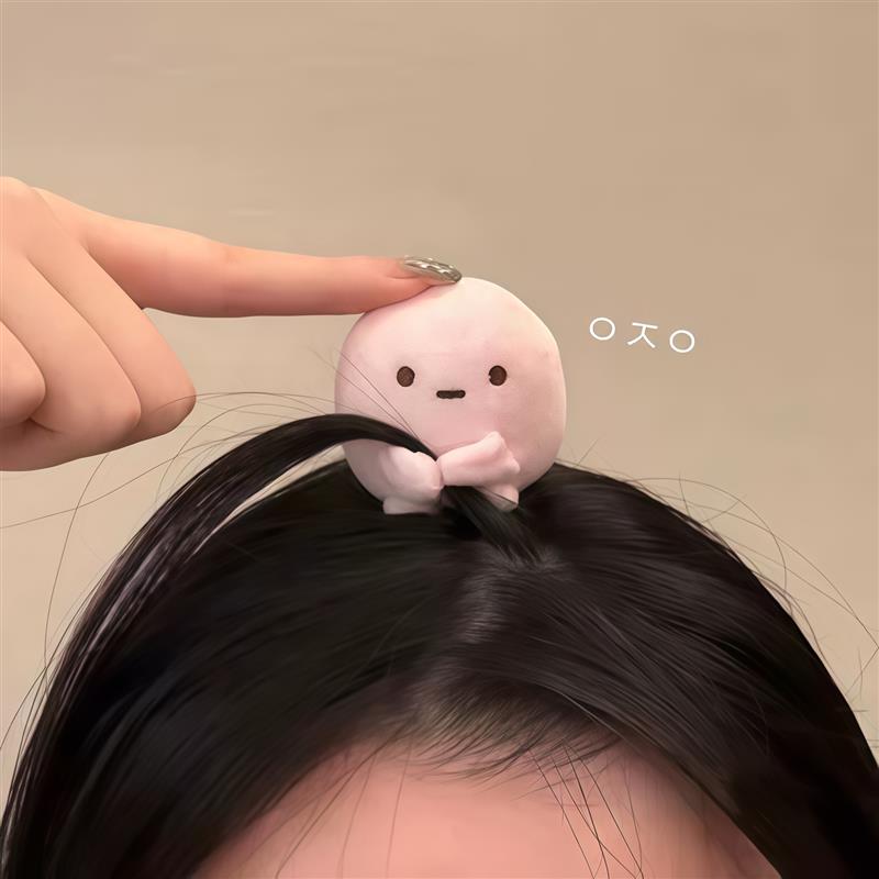 角落生物毛绒解压治愈发夹