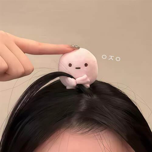 角落生物毛绒解压治愈发夹