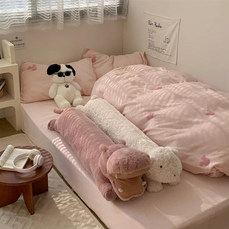 河马长条床头靠垫靠枕