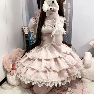 银月原创【芭蕾礼遇】芭蕾风Doll感便宜卡哇伊洛丽塔服lolita短款