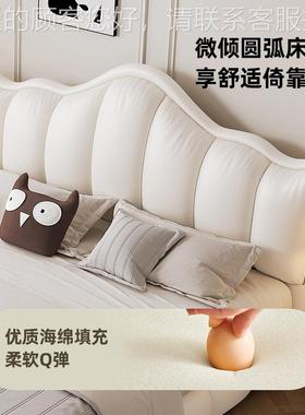 熊法卧式冬奶油风皇冠BC162生真皮主头高层牛皮端轻奢现代简约双