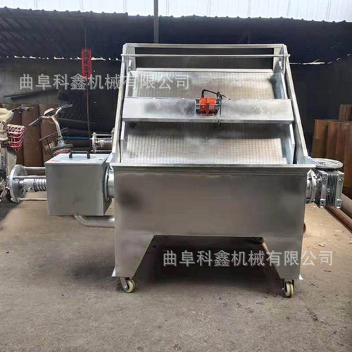 畜牧养殖场水泡粪挤干机 剩饭残渣脱水机 科鑫800型干湿分离机