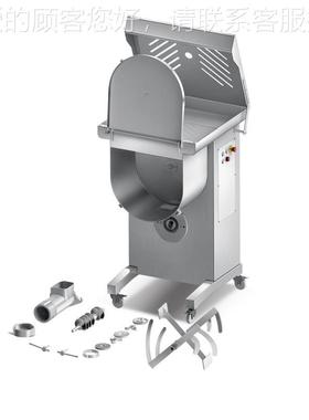 圣天大全自动绞机 肉馅料搅拌机QIF 304锈钢率不搅拌绞肉型一体机