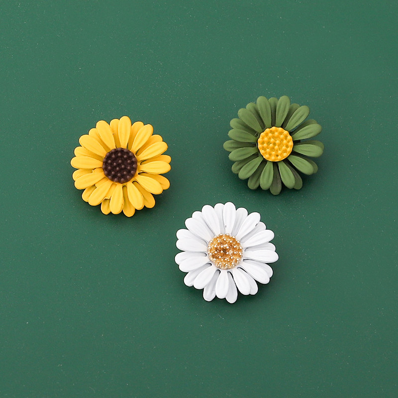 小雏菊胸针 可爱日系ins潮个性创意立体菊花徽章森系衣服别针配饰