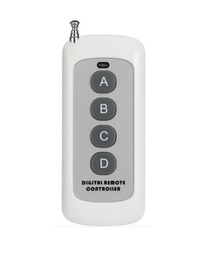 433MHZ无线射频遥控器 金属4键遥控器 EV1527学习码无线遥控器