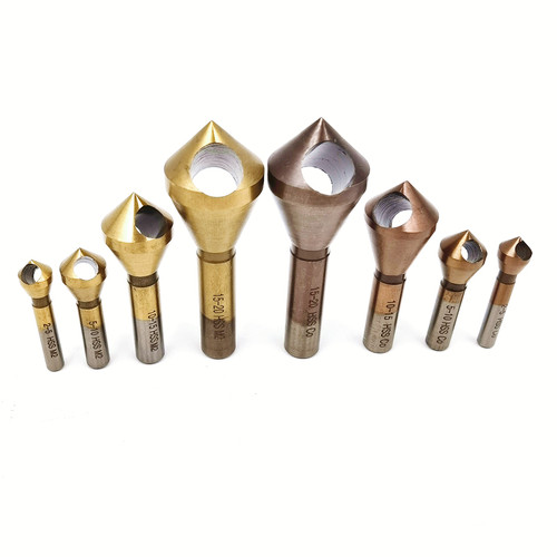 含钴不锈钢斜孔倒角沉孔钻头