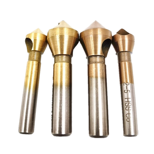 含钴HSSCO不锈钢90度斜孔倒角刀沉孔去毛刺内排屑带孔倒角器钻头