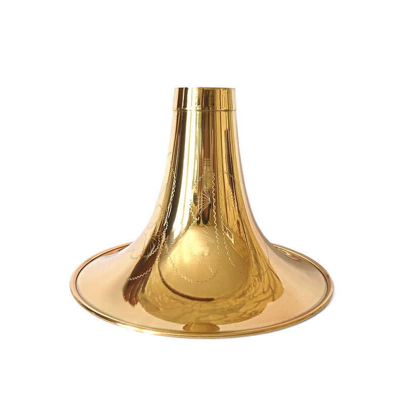 新艺黄铜唢呐碗加厚雕花 喇叭铜碗 唢呐喇叭口各种调门厂家直销