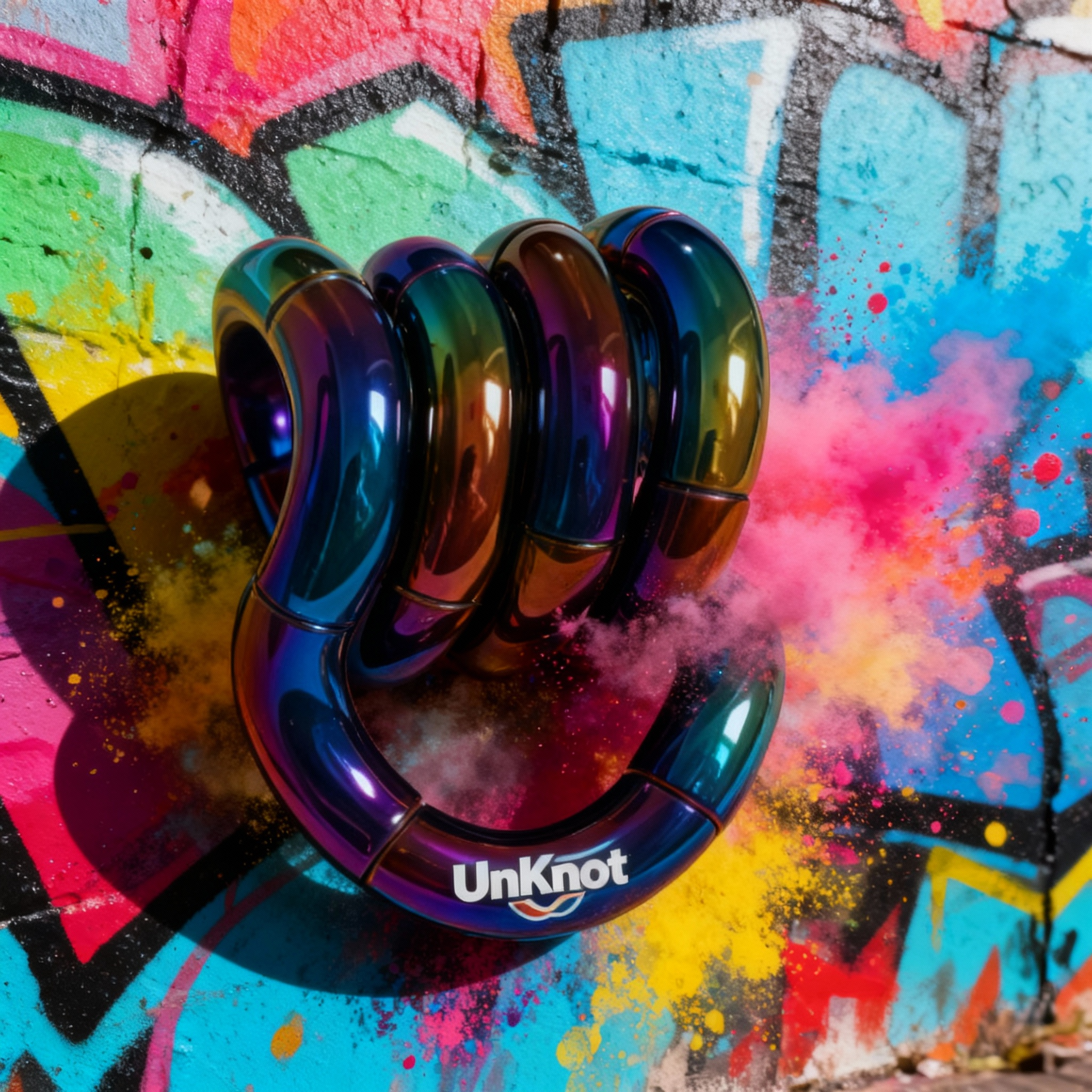 Unknot正版扭扭乐感温变色缓解焦虑手指解压玩具捏捏乐tangle同款