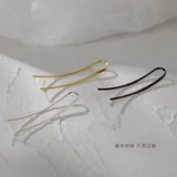 Универсальные небольшие дизайнерские серьги, простой и элегантный дизайн, коллекция 2022, тренд сезона